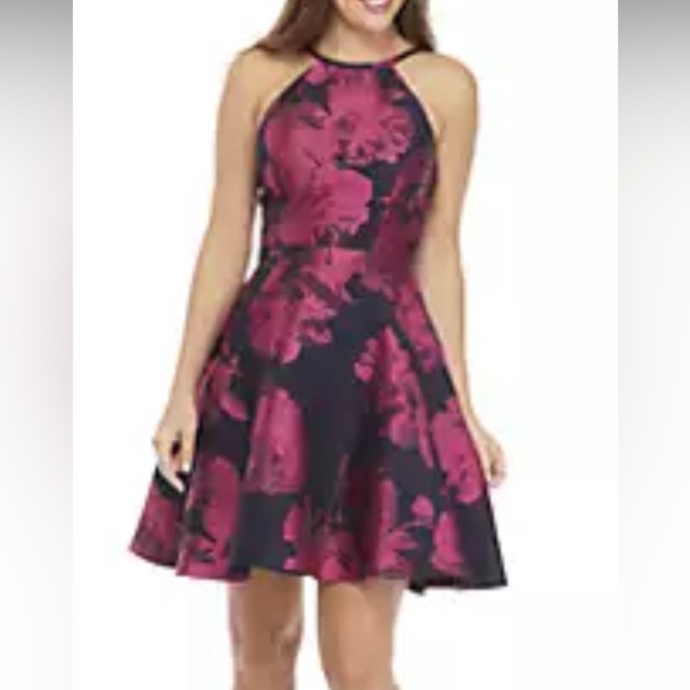 Xscape Sleeveless Mini Flare